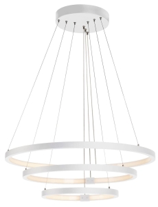 Lampa wisząca trzy ledowe okręgi SLV 1002914 One 64W 3000K/4000K Dali 80cm