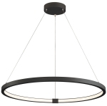 Lampa wisząca czarna obręcz ledowa SLV 1002911 One LED 32W 3000K/4000K CRI90 Dali2 80cm