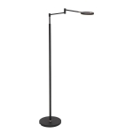Czarna ściemniana ruchoma lampa podłogowa Steinhauer 3515ZW Soleil LED 7W 2700-4000K CRI90 144cm