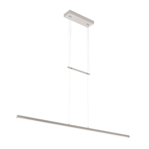 Stalowa lampa wisząca listwa ledowa 114,5cm Steinhauer 3317ST Profilo 16,8W 2200-4000K CRI90 ściemnialna
