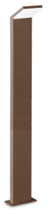 Brązowa aluminiowa lampa stojąca zewnętrzna słupek ogrodowy Ideal Lux 322438 Style pt h100 4000K LED 9W