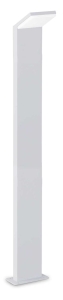 Biały słupek alumioniowy lampa stojąca zewnętrzna do ogrodu Ideal Lux 318707 Style pt h100 3000K LED 9W