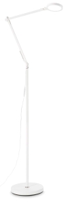 Biała lampa podłogowa z ramieniem przegubowym Ideal Lux 272085 Futura pt LED 12.5W 4000K