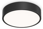 Mała lampa sufitowa okrągła plafon z czarną obręczą Ideal Lux 327563 Ray pl d30 LED 13W 3000-4000K 30cm