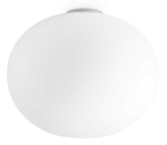 Biała lampa sufitowa szklana kula Ideal Lux 327891 Cotton pl1 d40 E27 40cm