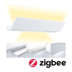 Biały prostokątny kinkiet Paulmann PL79508 Ranwa LED 13W 55cm Zigbee