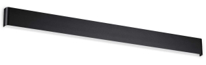 Długa czarna lampa ścienna liniowa kinkiet z emisją światła góra dół Ideal Lux 287591 Delta ap d110 3000K LED 37W 110cm
