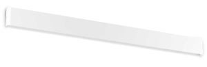 Długa biała lampa ścienna liniowa kinkiet z emisją światła góra dół Ideal Lux 287607 Delta ap d110 3000K LED 37W 110cm