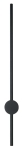Czarna lampa ścienna smukły kinkiet liniowy Ideal Lux 265643 Essence ap d070 LED 12.5W 3000K 70cm
