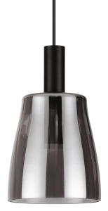 Lampa wisząca z kloszem z przydymionego szkła Ideal Lux 275567 Coco-3 sp LED 7W 3000K 15cm