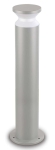 Szara zewnętrzna lampa stojąca wysoki słupek ogrodowy Ideal Lux 321851 Torre pt1 h80 E27