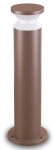 Brązowa zewnętrzna lampa stojąca słupek ogrodowy Ideal Lux 321929 Torre pt1 h60 E27