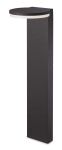 Antracytowa aluminiowa lampa zewnętrzna stojąca ogrodowa Ideal Lux 285542 Path pt round 3000K LED 10W