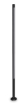 Czarny wysoki słupek ogrodowy lampa stojąca zewnętrzna Ideal Lux 293202 Jedi pt h160 LED 25W 3000K