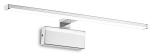 Lampa ścienna chromowana Ideal Lux 224985 Alma ap d51 LED 12.5W 3000k 51cm