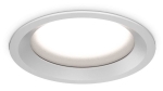 Biała okrągła lampa podtynkowa Ideal Lux 312132 Basic fi ip65 28W round LED 3000K 24.1cm