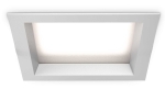 Biała lampa podtynkowa prostokątna Ideal Lux 312170 Basic fi ip65 25W square LED 3000K
