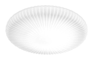 Biała lampa sufitowa z plafonem ze szkła Ideal Lux 265803 Atrium pl d35 LED 12W 3000K 35cm
