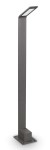 Antracytowa zewnętrzna lampa stojąca Ideal Lux 268422 Agos pt h80 LED 6.5W 4000k 80cm