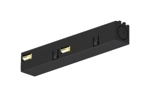 Czarna końcówka zasilająca do szynoprzewodu magnetycznego Stucchi Lira Lighting 20T.07C