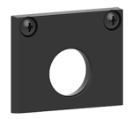 Zaślepka z dziurką do czarnej szyny magnetycznej płytkiej Oxyled Multiline 897751 Typ A G H