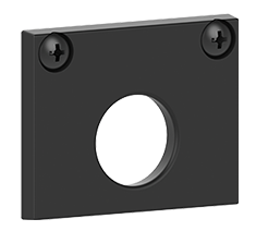 Zaślepka z dziurką do czarnej szyny magnetycznej płytkiej Oxyled Multiline 897751 Typ A G H
