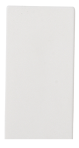 Biała zaślepka końcowa bez dziurki do szyn magnetycznych Multiline Oxyled 897768 Typ B C D E