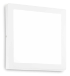 Biała lampa ścienno-sufitowa kwadratowa Ideal Lux 321660 Universal pl d40 square 4000K LED 36W 40cm