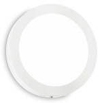 Biała lampa ścienno-sufitowa okrągła Ideal Lux 321684 Universal pl d40 round 4000K LED 36W 40cm