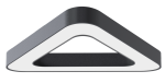 Trójkątna zaoblona lampa sufitowa nastropowa Lira Lighting 5068.030C Triangle LED 52W 110cm Do konfiguracji