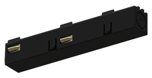 Czarna końcówka zasilająca uniwersalna do szyn magnetycznych AQForm Multitrack SMPCUDAB