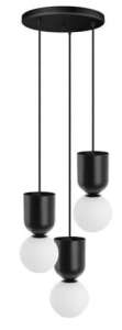 Lampa Wisząca UMMO LUP322P3 Luoti 3P 3xG9 czarny