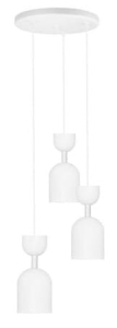 Lampa Wisząca UMMO SUP311P3 Supuru 3P 3xGU10 biały