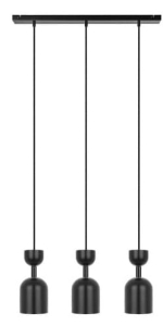Lampa Wisząca UMMO SUL322P0 Supuru 3L 3xGU10 czarny