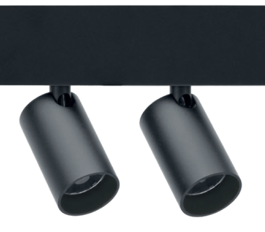 Lampa Lira Lighting Petit 2x45 2040.020LC czarny - d35439a2d53490417aac30f83f746d28