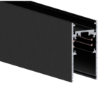 Czarny natynkowy szynoprzewód magnetyczny Stucchi Lira Lighting 20T.03C 3M