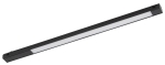 Czarna podłużna lampa mleczna na szynoprzewód magnetyczny Ultra Thin Nowodvorski 11308 Line LED 18W 3000K CRI90 110stopni 50cm