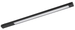 Czarna podłużna lampa mleczna na szynoprzewód magnetyczny Ultra Thin Nowodvorski 11334 Line LED 18W 4000K CRI90 110stopni 50cm