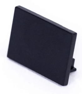 Czarna zaślepka końcowa typ A/B Microline Oxyled 702895