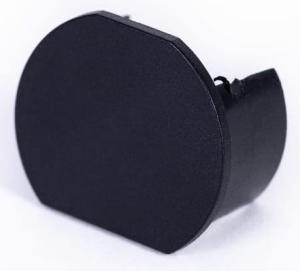 Czarna zaślepka końcowa typ C Microline Oxyled 702918