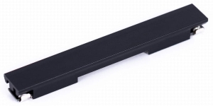 Czarna zaślepka frontowa ALU Microline Oxyled 702987