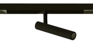 Czarny reflektor na płaską szynę magnetyczną Microline Oxyled 704493 S16 3,5W 145LM 3000K 45 stopni CRI90