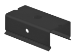 Czarny uchwyt do zawieszenia szynoprzewodów 3-fazowych Stucchi natykowych Lira Lighting 1451.0005C