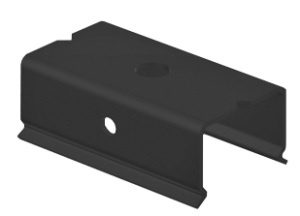 Czarny uchwyt do zawieszenia szynoprzewodów 3-fazowych Stucchi natykowych Lira Lighting 1451.0005C