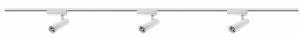 Biały gotowy szynoprzewód 2m 1-fazowy i 3 reflektory Light Prestige LP-1019 set WH Rocca Set LED 3x10W 3000K
