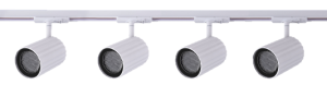 Biały gotowy szynoprzewód natynkowy 1-fazowy 2x1m i 4 reflektory GU10 Light Prestige LP-787 SET 1F WH Tokio Set