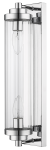 Chromowany kinkiet z szklanym kloszem walcem Light Prestige LP-2960/1W CH Lorenzo 2xE14