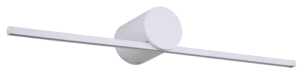 Smukła biała lampa ścienna kinkiet linia do łazienki Light Prestige LP-777/1W M WH Modern Slim LED 6W 3000K IP44 40cm