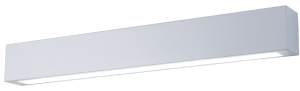 Biała podłużna lampa sufitowa do łazienki Light Prestige LP-7001/1C WH-63 18/4 Ibros LED 18W 4000K IP44 63cm
