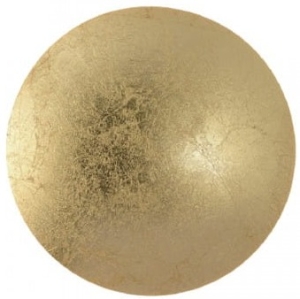 Złota lampa okrągła sufitowa plafon kinkiet Light Prestige LP-8102/1C-6W GD Platillo LED 12W 3000K 21cm